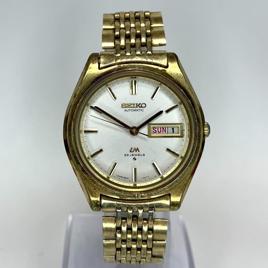 Seiko SEIKO セイコー LM LORD MATIC 5606-7070 23石 カレンダー
