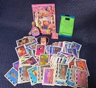Vintage Lot of Barbie Cards, Jewelry, Backpack, Extra Head, Tissues, & MORE