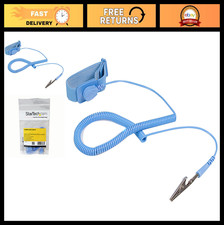 Anti-Static Wrist Strap with Grounding Wire, ESD Safety Band for Electronics Rep