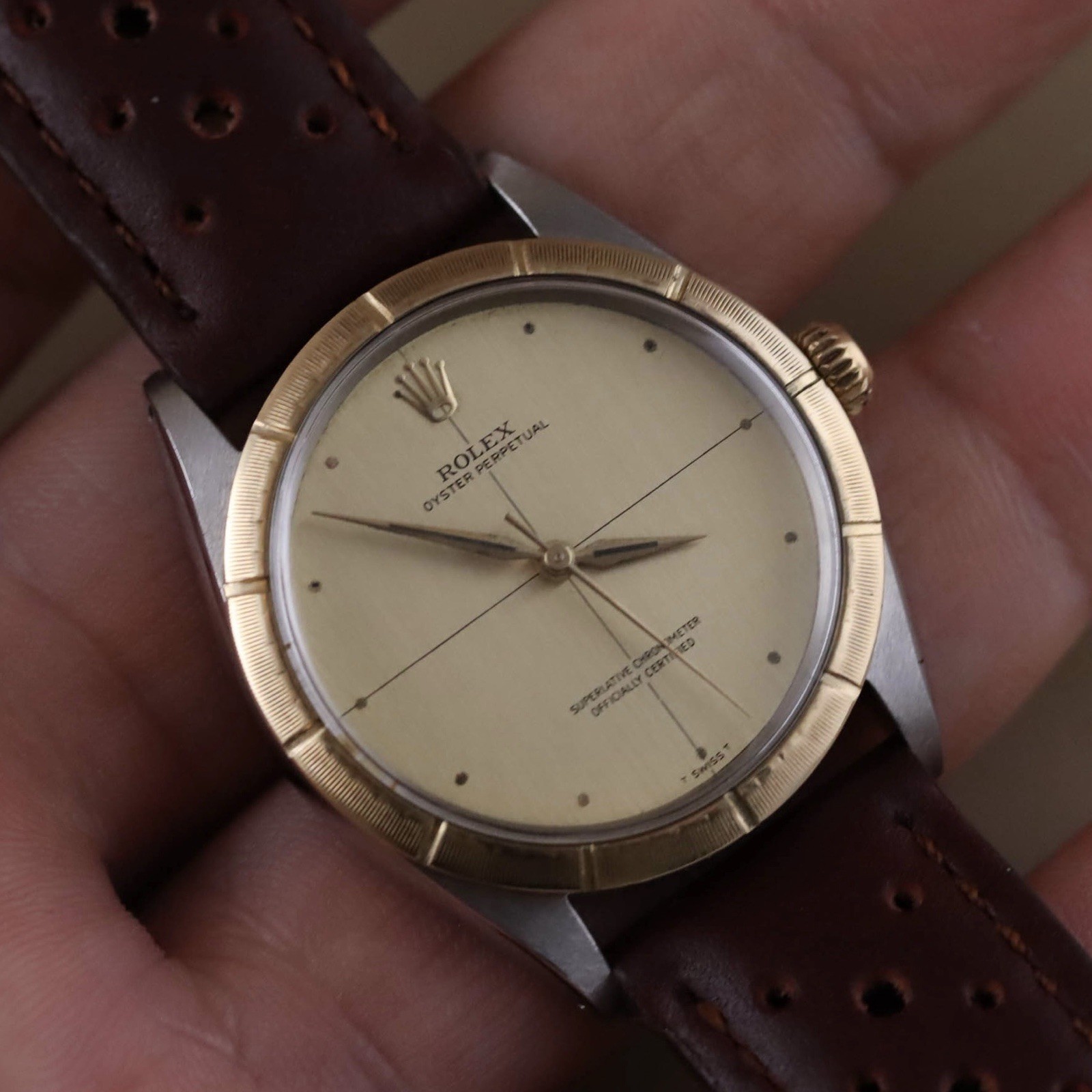 Rolex Oyster Perpetual Zephyr Ref 1008 34mm 1966 - Fully Refurbished - Mint!