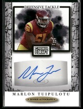 Marlon Tuipulotu Auto AU 2021 SAGE Premier Draft USC Trojans
