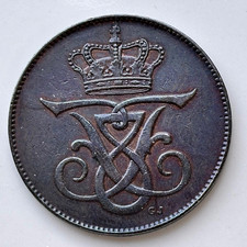 5 Ore 1908 Denmark Frederick VIII. Bronze . Km# 806