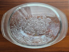 Princess House Fantasia 3 Quart Oval Covered Casserole Dish - Frosted Base