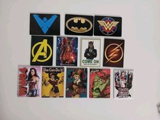 Superhero & Villains Marvel & DC Magnets  12 ...