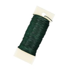 Green Floral Wire 22 Gauge 38 Yards For Flower Arrangements And Diy Crafts