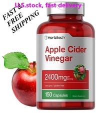 LUXRY Apple Cider Vinegar Capsules  2400mg  150 Count  Non-GMO  by Horbaach