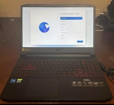 Acer Nitro 5 15.6'' (512GB SSD, Intel Core i5-11400H, 2.7GHz, 16GB RAM,...