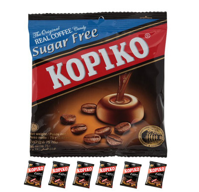 Kopiko The Original Real Coffee Candy Sugar Free 75g