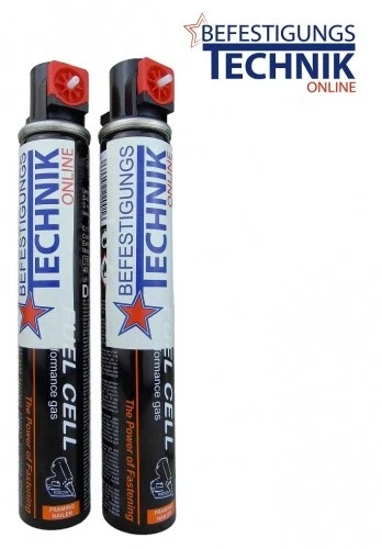 BETEON24 2x Cartucho de gas gas rojo para Paslode IM350 BeA KMR Tjep Makita Metabo Hikoki Hita