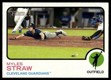 2022 Topps Heritage Myles Straw Cleveland Guardians #304