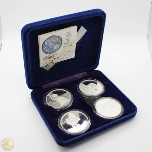 Universal Studios E.T.  .999 Fine Silver Limited Edition 1 Oz x 4 Coin Set -E541