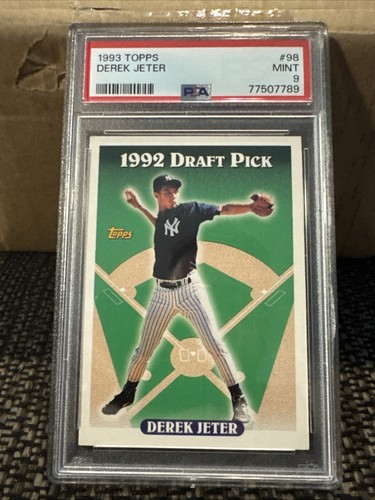 1993 Topps Derek Jeter #98 PSA 9 MINT Iconic Rookie RC HOF NY Yankees MINT