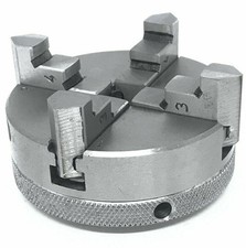 4 Jaw 2-1/2"  65mm Self Centric Mini Lathe Chuck & MT3 Drawbar -