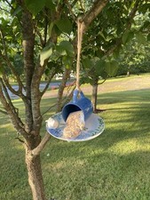 New Designer Blue Wild Bird Feeder That Is Year Round