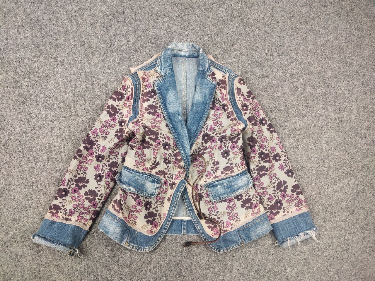 Dsquared2 Design Denim Patchwork Flower pattern s… - image 7