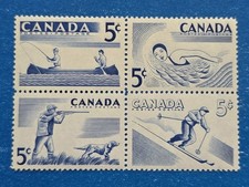 Canada Stamps, Scott 368a Complete Set MNH