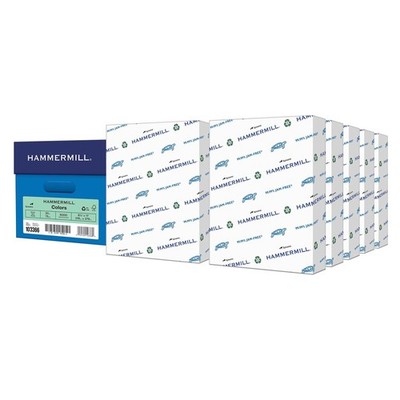 Hammermill Colored Printer Paper, 20 lb Green, 8.5 x 11-10 Ream (5,000 Sheets)