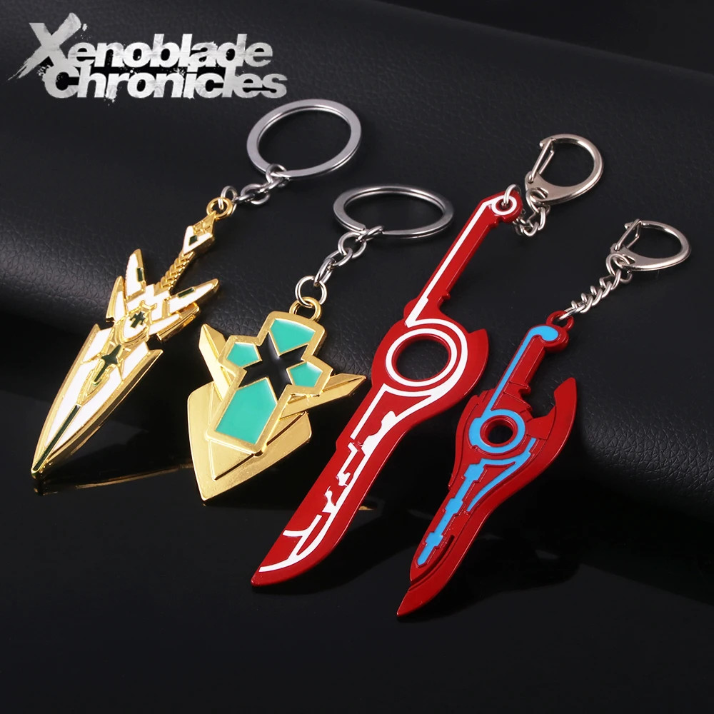 Game Xenoblade Chronicles 2 Keychain Rex Mythra Hikari Pyra Homura