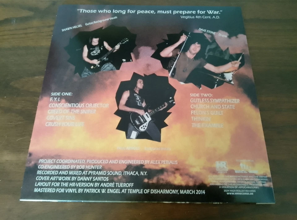 AT WAR – Retaliation Strike – LP – Camouflage Splatter Vinyl – Overkill - Razor - Bild 2 von 3