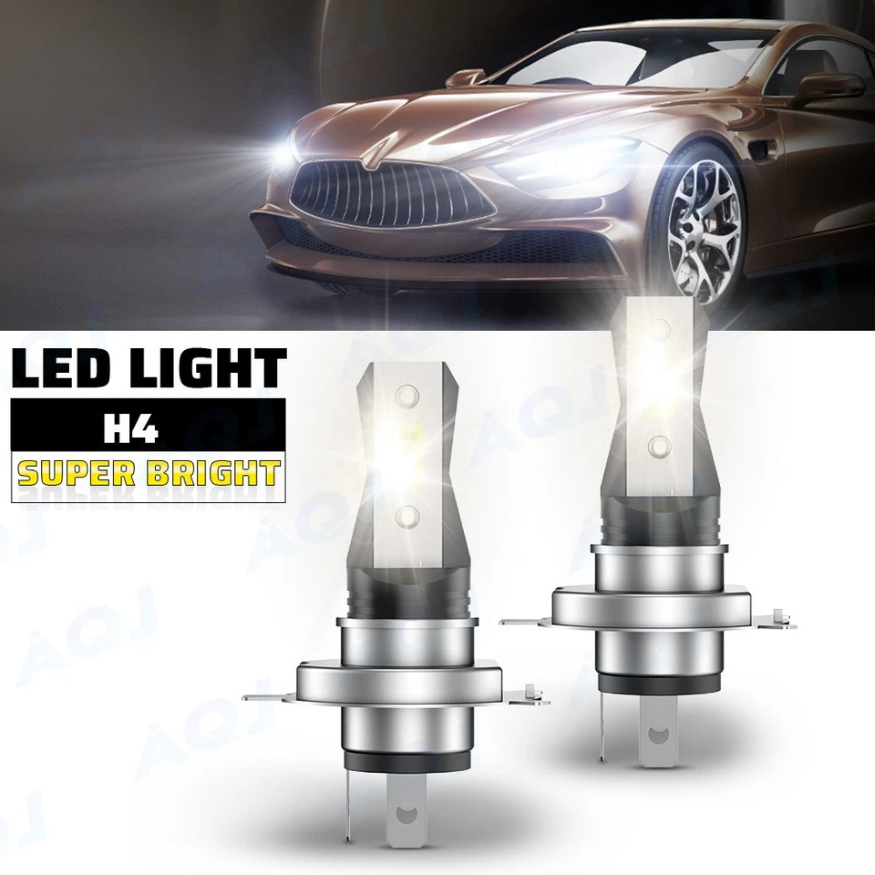 H4 9003 LED Headlight Hi/Lo Beam White Combo For Suzuki Vitara 1999-2003 Foto 3 de 4