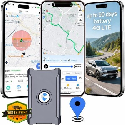 wanwaytech GPS Tracker Vehicle 90 Day Battery