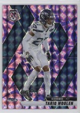 2025 Panini Mosaic Reactive Purple Mosaic Prizm Tariq Woolen #116 1a4q