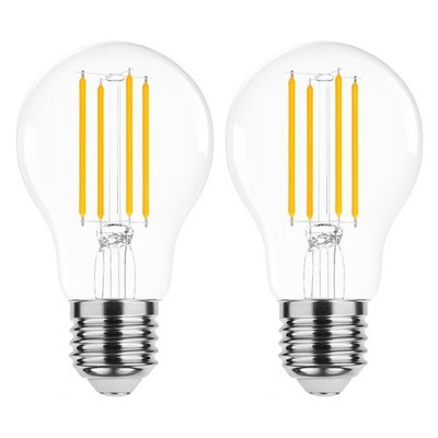 Modee E27 LED Filamentlampe A60 7W 806lm 2700K Warmweiß 2 Stück