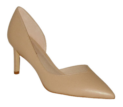 NIB Stuart Weitzman AVENUE 75 Leather D'Orsay Pump 9 Golden Beige MSRP$475