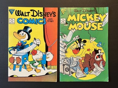 Walt Disney's Mickey Mouse 1987 #223, Stories #515 Lot of 2 Comic Books Mickey