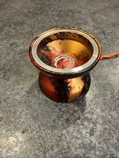 Acid Unresponsive Professional Magic Trick YoYo Anodized Metal Orange Splash