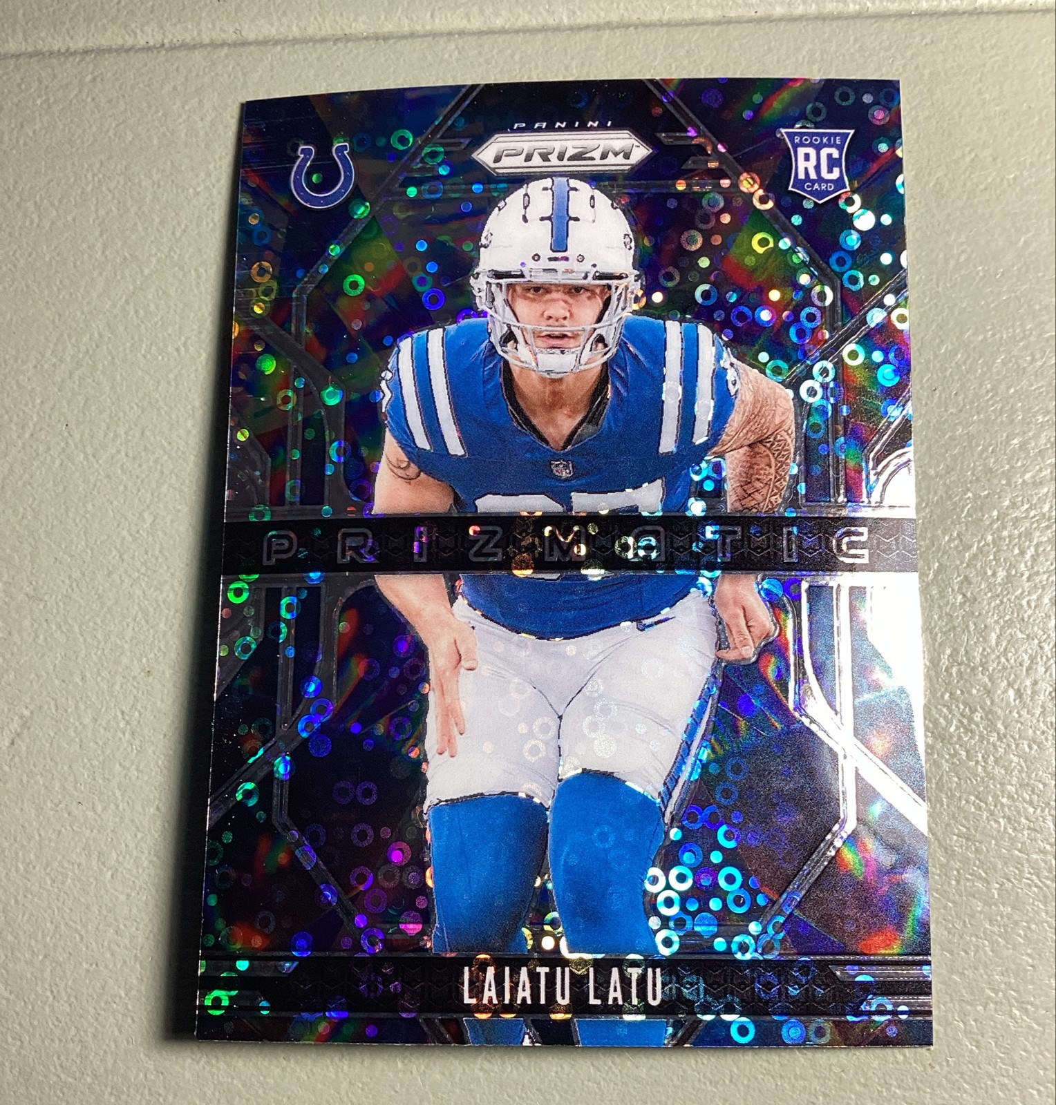 2024 Panini Prizm - Prizmatic Laiatu Latu #5 No Huddle Prizm (RC)