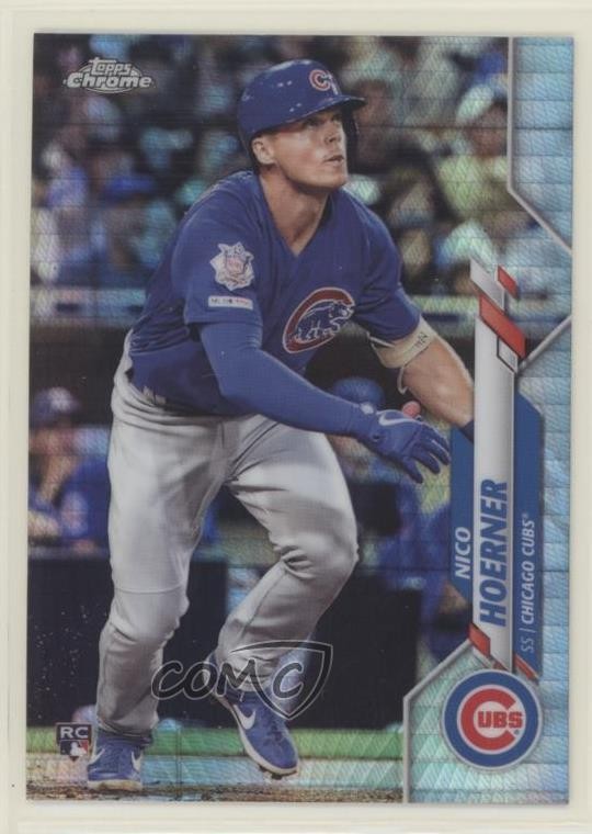 2020 Topps Chrome Prism Refractor Nico Hoerner #161 1u6