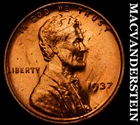 1937 Lincoln Wheat Cent- Choice Gem Proof Luster No Reserve #G6485