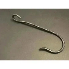 Scandanavian Style Barn Hook Tool Rustic Cabin Decor Man Cave Rebar READ