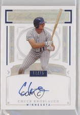 2021 Panini Flawless Honored Ink 14/15 Chuck Knoblauch #HI-CK Auto 9su