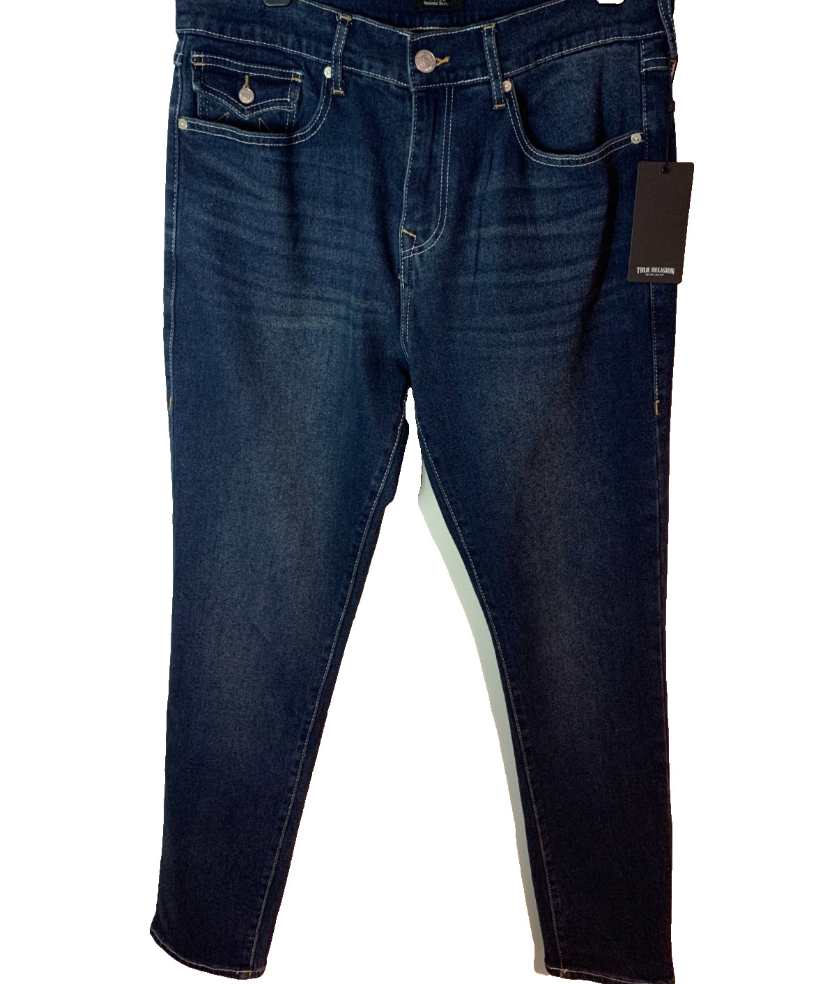 True Religion Jeans Rocco SN Flap Skinny Mens Size 34 x 32  RRP £159 image 3