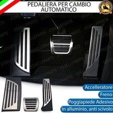 SET PEDALIERA COPRIPEDALI COPRI PEDALI PER CAMBIO AUTOMATICO ALFA ROMEO STELVIO