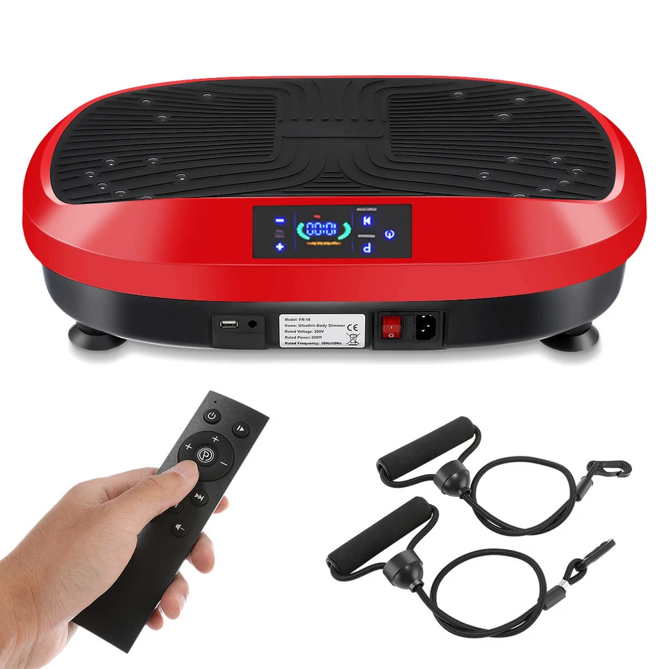 Vibrationsplatte Fitness Vibrationsgerät Vibro Heimtrainer Body Shaper 120KG - Bild 2 von 4