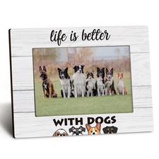 Dog 4x6 Picture Frame, Dog Mom Dad Gifts, Gifts for Dog Lovers Men, Dog Owner...