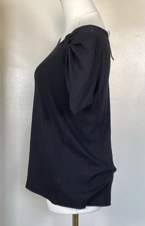 LNA Alexa с плеча черный ребристый футболка женщин большой новый с Ярлыками сделано в Калифорнии - Изображение 2 из 4