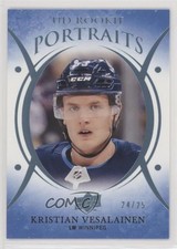 2018 Upper Deck UD Portraits Platinum Blue 24/25 Kristian Vesalainen #P-70 05ds
