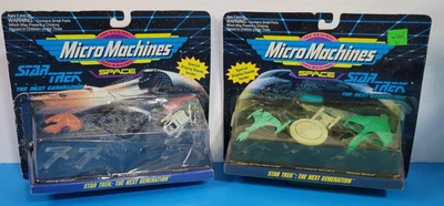(2) Galoob Micro Machines Space Star Trek: The Next Generation #3 4 Lot 1993 - Image 1 of 4