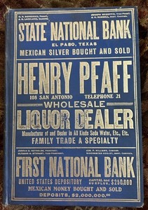 1904 Worley’s El Paso City Directory: Residents, Businesses, Streets, Adverts!