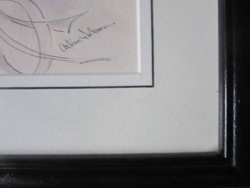 ORIGINAL INK & WATERCOLOR FLORAL PAINTING NEBRASKA ARTIST ARLINE NELSON NICE! - Picture 6 of 10
