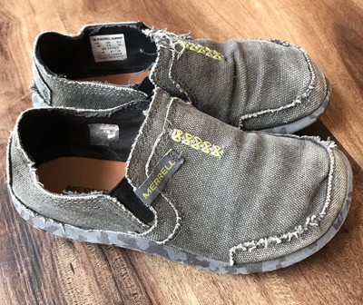 merrell canvas slipper shoes