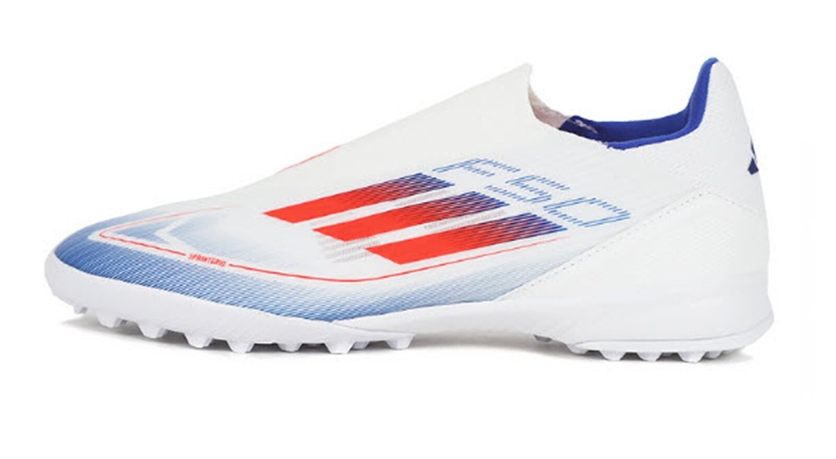 Adidas Men F50 League LL TF Cleats Futsal White Soccer Boot