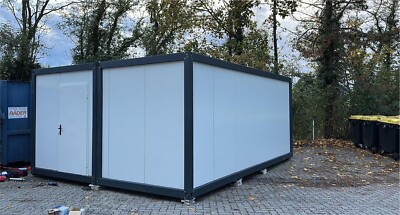 Container, Bürocontainer: Villex Doppio Cube Blanc 6,0 x 4,8 x 2,6 m