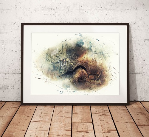 Land Rover Series 1 Póster Impreso, Vintage Clásico Defensor 90 Obra Regalo - Imagen 1 de 5