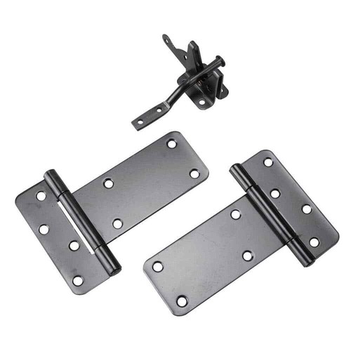 Black Gate Kit or Rectangular Hinge & Latch