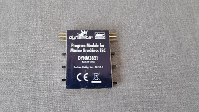 Dynamite DYNM3821 Brushless Regler Marine Boot Regler Drehzahlregler Programmer